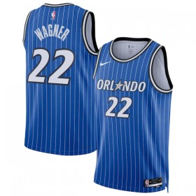 Män Orlando Magic Tröja Franz Wagner Nike 2025-26 Icon Edition Blå Swingman